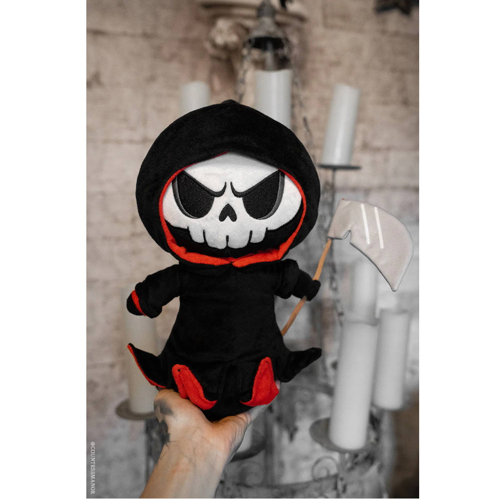Vampire Freaks - Rainbow Skelekitty Plüschtier - Schwarz/Regenbogen